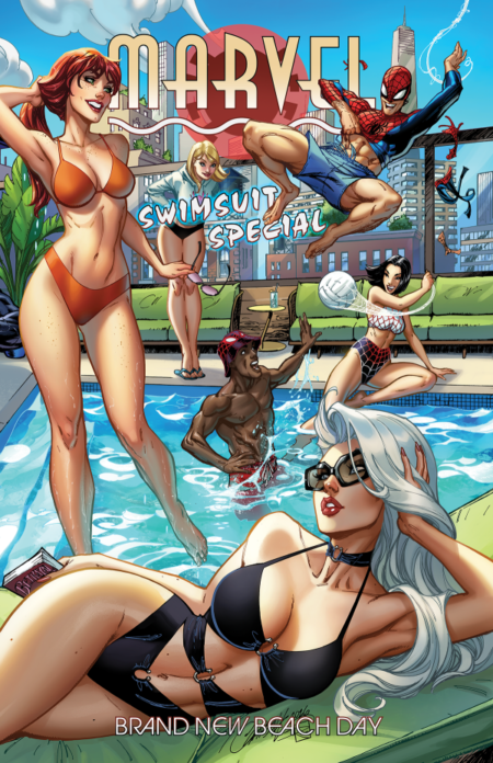 Marvel Swimsuit Special: Brand New Beach Day Cvr A J Scott Campbell Wraparound Cover #1