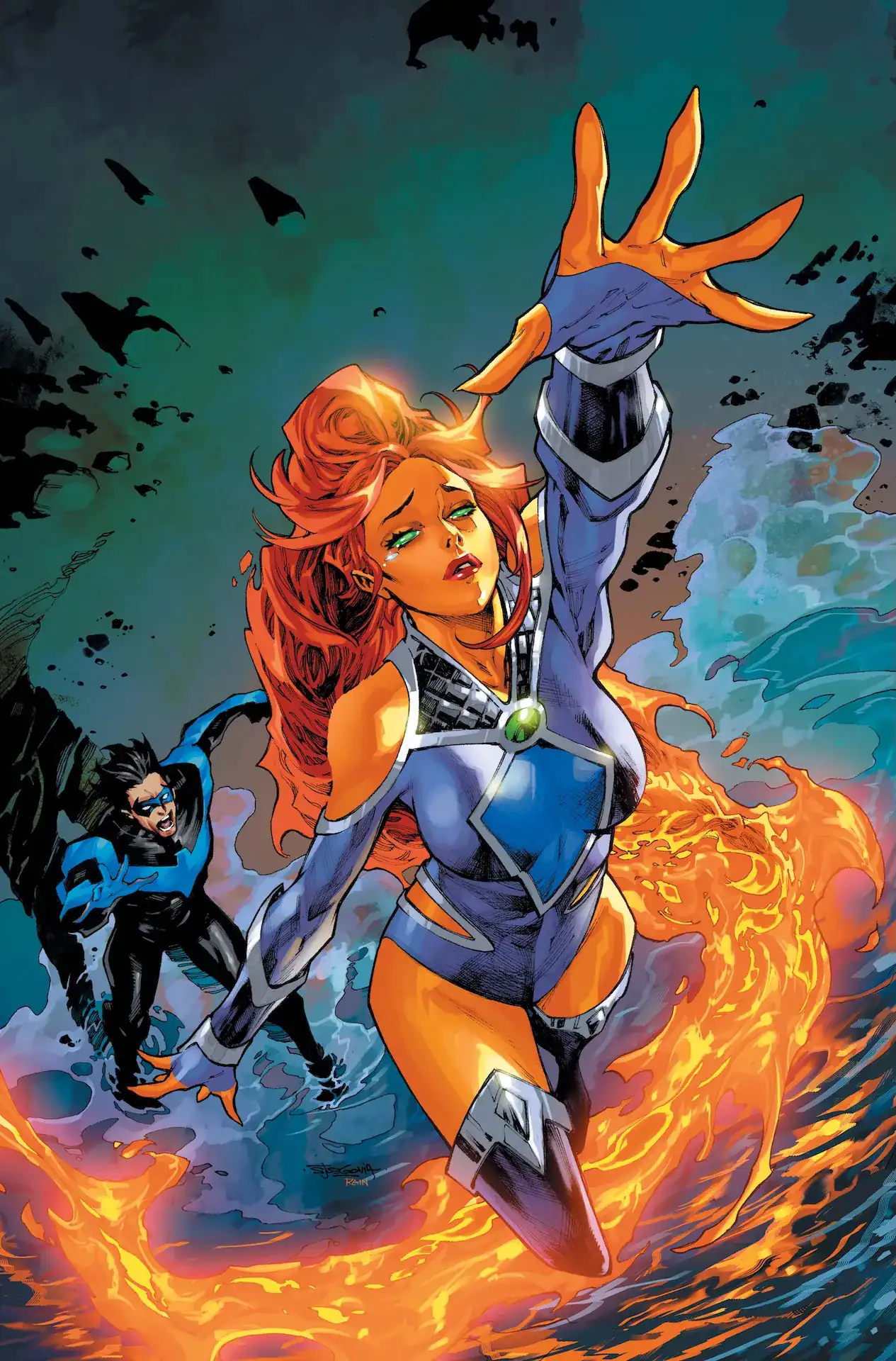 New Titans Cvr C Stephen Segovia Card Stock Var #35