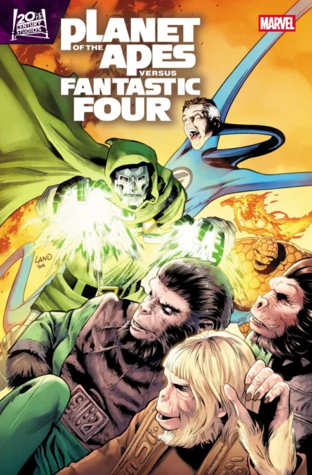 Planet Of The Apes Vs. Fantastic Four Cvr A Greg Land #4