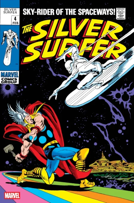 Silver Surfer Facsimile Edition Cvr A John Buscema #4