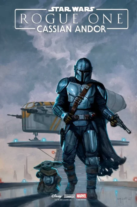 Star Wars: Rogue One - Cassian Andor Cvr B E.M. Gist Mandalorian And Grogu Variant #1