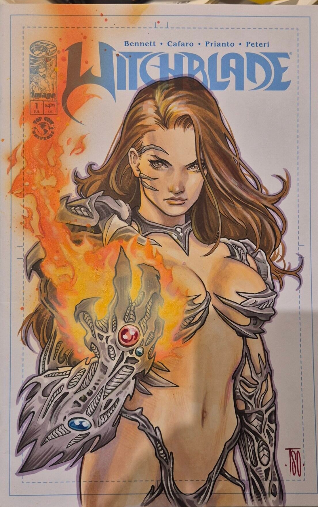 Witchblade #1 Original Art by Alexandre Tso