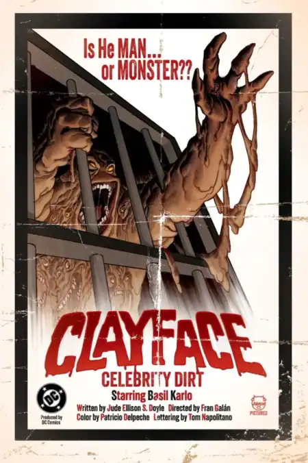 Clayface Celebrity Dirt Cvr C Dave Johnson Card Stock Var #1