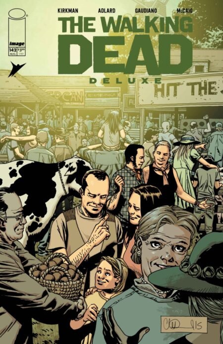 Walking Dead Deluxe Cvr B Charlie Adlard And Dave Mccaig Var #142B
