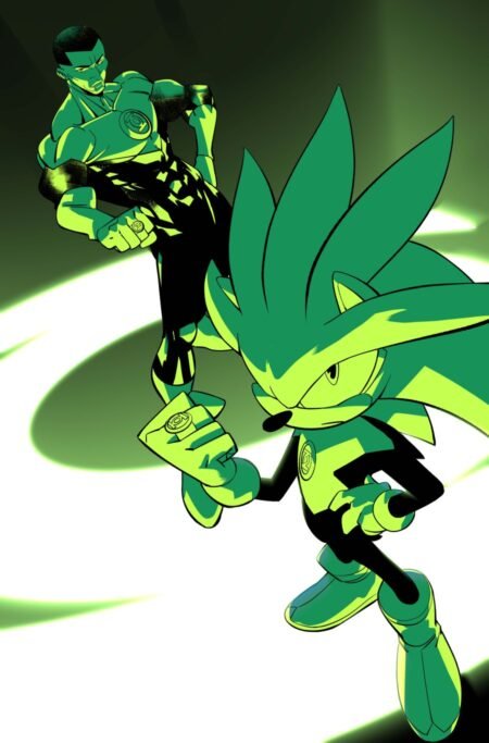 Dc X Sonic The Hedgehog Metal Legion Cvr C Daniele Di Nicuolo Card Stock Var #4C