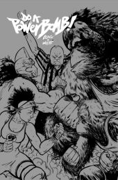 Do A Powerbomb Black And White Cvr B Daniel Warren Johnson Orangutan Var #2B