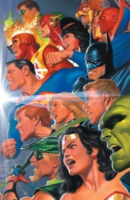 Avengers Jla Facsimile Edition Cvr B Alex Ross Dc Marvel Connecting Var #4B
