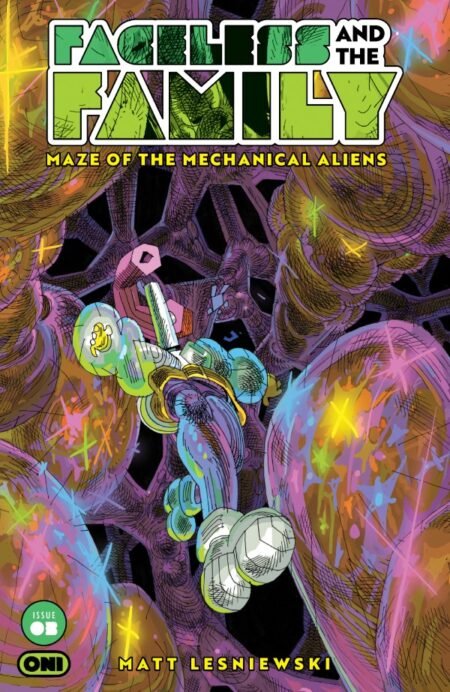 Faceless And The Family Maze Of The Mechanical Aliens Cvr B Emil Ernst Var #3B