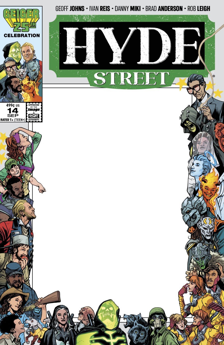 Hyde Street Cvr D Blank Sketch Var #14D