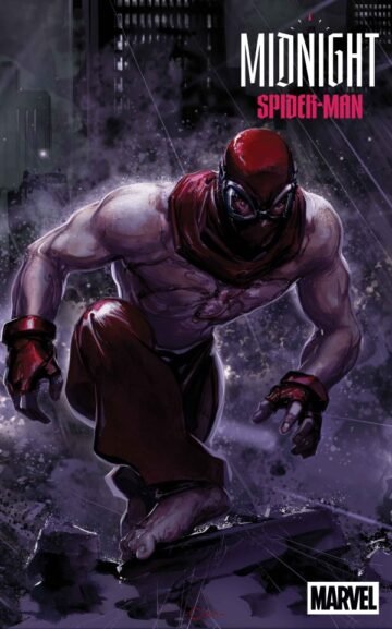 Midnight Spider-Man Cvr E Clayton Crain 3-Part Connecting Variant #1E