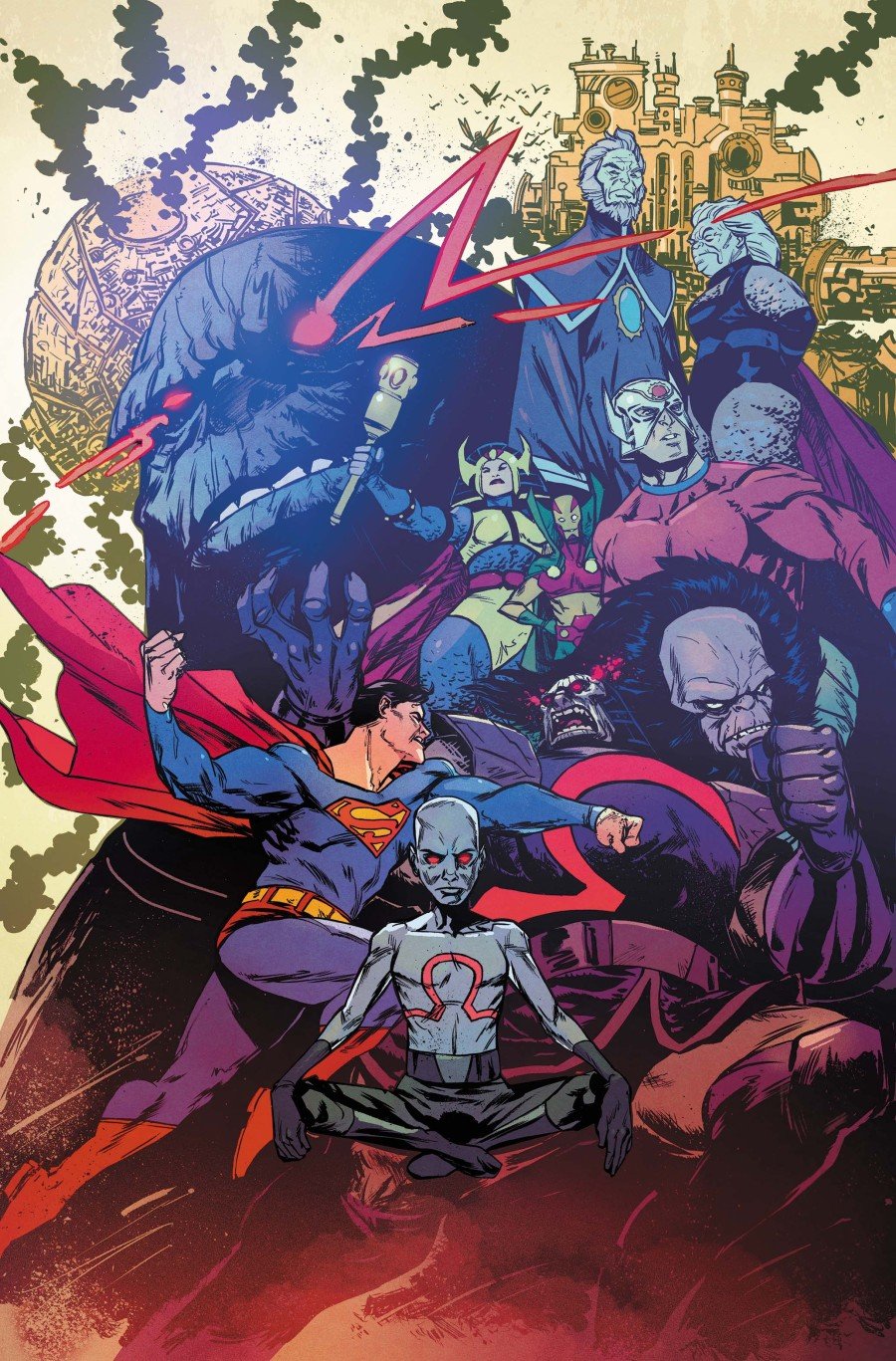 Dc All In Saga Darkseid Vs The World Cvr A Sanford Greene #1