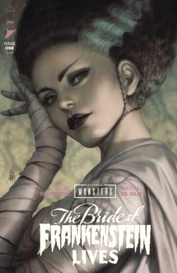 Universal Monsters Bride Of Frankenstein Lives Cvr J Stanley Artgerm Lau Foil Var #1