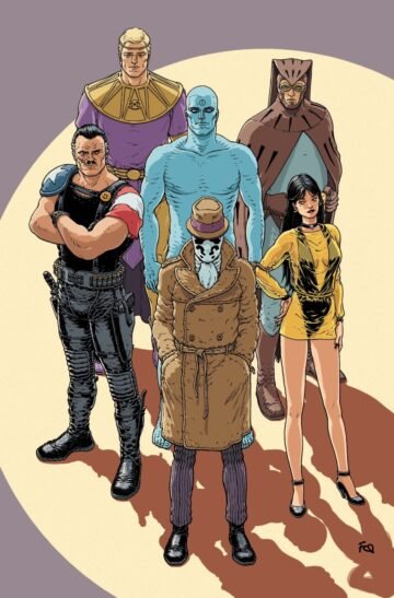 Batman Cvr F Frank Quitely Watchmen 40th Anniversary Card Stock Var #15