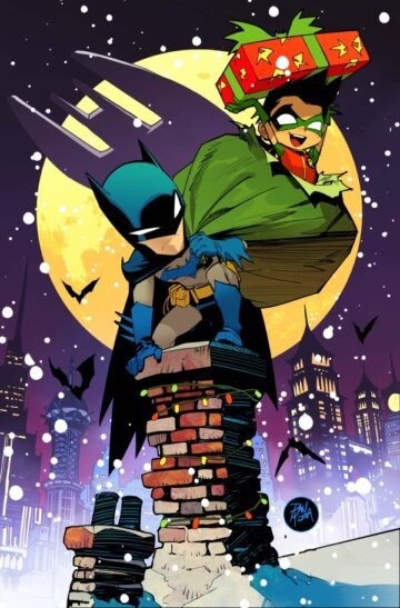 Batman Cvr F Dan Mora Holiday Card Stock Var #16