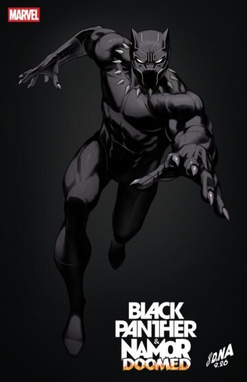Black Panther/Namor: Doomed Cvr B David Nakayama Color Block Black Variant #4