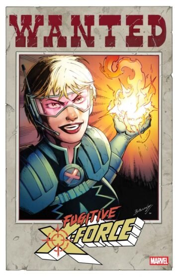 Fugitive X-Force Cover B Mark Bagley Wanted Variant #1