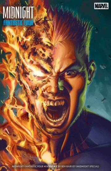 Midnight Fantastic Four Cover C Ben Harvey Midnight Special Variant #3